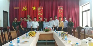 Hội Doanh Nghiệp thăm và chúc Tết Ban Chỉ huy Quân sự Quận Tân Phú