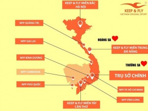 Hãng thể thao Keep&Fly - Thương hiệu được đăng kí độc quyền tại Việt Nam