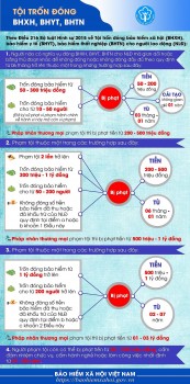 Các mức phạt do BHXH Việt Nam quy định