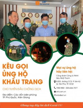 KÊU GỌI MỌI NGƯỜI CHUNG TAY ỦNG HỘ TUYẾN ĐẦU CHỐNG DỊCH COVID-19