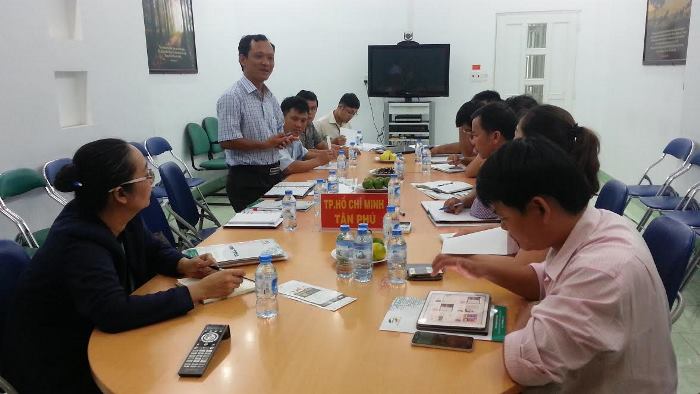 Hội Doanh nghiệp quận Tân Phú làm việc với chi nhánh Viettel Tân Phú
