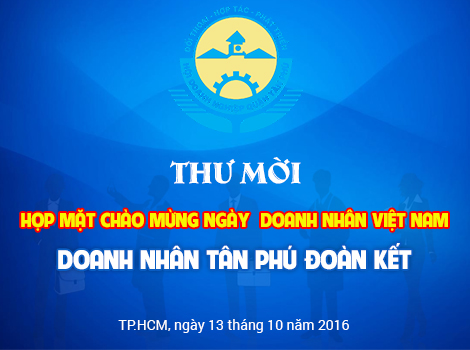 Thư mời tài trợ "Ngày Doanh nhân Việt Nam 13/10"