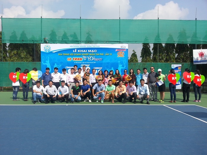 Khai mạc giải Tennis - Lê Trần Tân Phú Cúp 2017